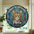Cat Bengal Memorial Stained Glass Effect Suncatcher